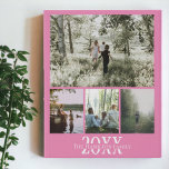 Lienzo De Imitación Collage de fotos de texto y foto personalizado<br><div class="desc">Haz un dibujo de pared personalizado de foto-keepsake - imagen falsa de tela envuelta de Ricaso - agrega tus propias fotos y texto - regalos de keepsake de collage de fotos</div>