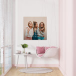 Lienzo De Imitación Corazón de guiones lindo moderno fotos de los mejo<br><div class="desc">Corazón de guiones lindo moderno multifoto mejores amigos triptydon regalo</div>