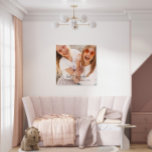 Lienzo De Imitación Corazón de guiones lindo moderno fotos de los mejo<br><div class="desc">Corazón de guiones lindo moderno multifoto mejores amigos triptydon regalo</div>