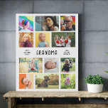 Lienzo De Imitación Crear tu propio Collage de fotos de abuelos<br><div class="desc">Collage de fotos Faux Canvas Personalizado. Crea un regalo reconfortante que los abuelos apreciarán para siempre con nuestro Collage Personalizado de Faux Canvas. Este hermoso tablero te permite convertir 12 de tus fotos familiares favoritas en un único keepsake, celebrando el vínculo especial entre los seres queridos. Características: Diseño de Personalizable:...</div>