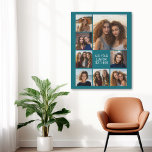 Lienzo De Imitación Crear un Collage de fotos Personalizado con 8 foto<br><div class="desc">Usa tus fotos o fotos favoritas para hacer un toque divertido para compartir con tus amigos.</div>