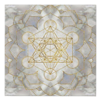 Cubo de Metatrón en loto Geometría Sagrada