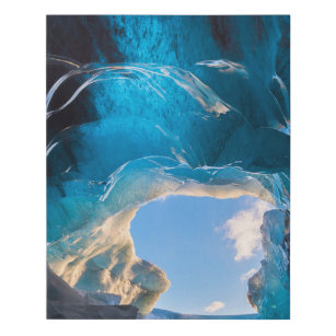 Lienzo De Imitación Cueva de cristal, Icefield Vatnajokull, Islandia m