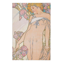 El Iris (1897) de Alphonse Mucha