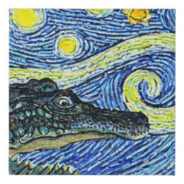 Lienzo De Imitación El Starry Gator