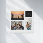 Lienzo De Imitación elegante y moderna familia de 3 fotos<br><div class="desc">elegante y moderna familia de 3 fotos</div>
