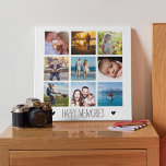 Lienzo De Imitación Feliz Recuerdos Familia 9 Collage de fotos<br><div class="desc">Captura tus recuerdos felices y muéstralos en tu casa para que disfrutes o creas un regalo para que alguien lo atesore. Cusomize subiendo 9 de tus fotos favoritas.</div>