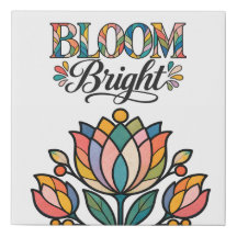 Flor Brillante en Flor