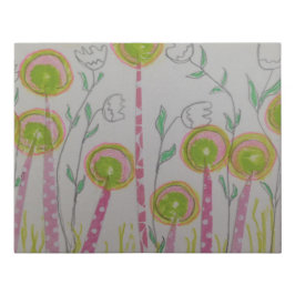 Lienzo De Imitación Flores de altura aguijones rosas