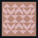 Lienzo De Imitación Formas geométricas modernas Art | Rubor y Terracot<br><div class="desc">Formas geométricas modernas Art | Impresión de lienzo de Rubor y Terracotta</div>