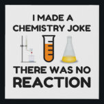 Lienzo De Imitación Funny Science lover chemistry chiste<br><div class="desc">Chiste de química científica divertida</div>