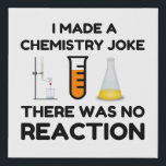 Lienzo De Imitación Funny Science lover chemistry chiste<br><div class="desc">Chiste de química científica divertida</div>