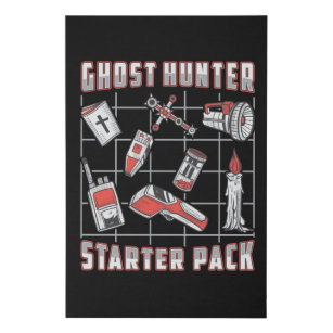 Lienzo De Imitación Ghost Hunter Starter Pack Caza de fantasmas parano