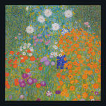 Lienzo De Imitación Gustav Klimt - Jardín de flores<br><div class="desc">Jardín de flores - Gustav Klimt en 1905-1907</div>