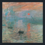 Lienzo De Imitación Impresión, Sunrise 1872 Claude Monet<br><div class="desc">Oscar-Claude Monet (Reino Unido: /ˈmɒ neɪ/, EE.UU.: /moʊˈneɪ, ・mæ-/, francés: [klod mnn]; 14 de noviembre de 1840 a 5 de diciembre de 1926) fue un pintor francés y fundador de la pintura impresionista que se considera un precursor clave del modernismo, especialmente en sus intentos pintar la naturaleza como él la...</div>