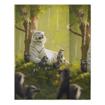 La reunión de animales del bosque del Tigre Blanco