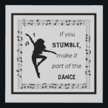 Lienzo De Imitación Los amantes de la música de danza adoran la cita d<br><div class="desc">Este es un gran diseño para cualquiera que ame la música,  la danza y las citas inspiradoras.</div>