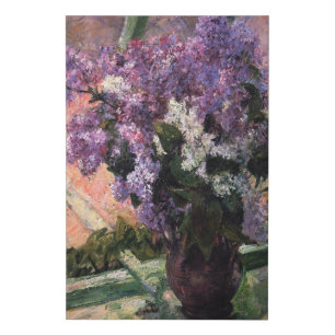 Lienzo De Imitación Mary Cassatt - Lilacs en una ventana