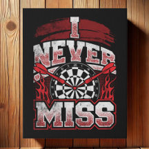 Nunca extraño - Dart Player Wall Art 16" x 20"