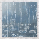 Lienzo De Imitación Otra pintura del Día de Lluvia<br><div class="desc">Pintura de lluvia refrescante cayendo en charcos para los que aman un poco de clima húmedo,  tormentas y monzones.</div>