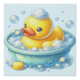 Lienzo De Imitación Pato de Goma para Baño Burbujeante