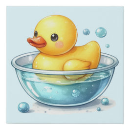 Lienzo De Imitación Pato de goma para el baño