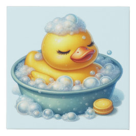 Lienzo De Imitación Pato de Tiempo de Baño Pacífico