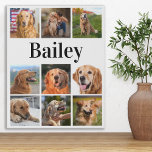 Lienzo De Imitación Personalizado Mascota Collage de fotos Perro Perso<br><div class="desc">Celebra a tu mejor amigo con una imagen de mascota personalizado de fotos grabada en lienzo. Ya sea que tengas un cachorro nuevo, o para conmemorar todos los momentos especiales a través de cada año, cada mascota merece un lienzo fotográfico mascota personalizado! Nuestro lienzo de fotos para perros tiene 9...</div>