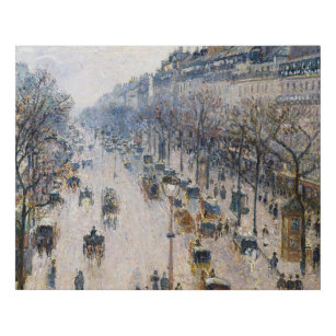 Lienzo De Imitación Pissarro - Boulevard Montmartre, invierno por la m