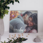 Lienzo De Imitación Plantilla de fotografía de script de amor familiar<br><div class="desc">Este diseño se puede personalizar eligiendo la opción personalizar para añadir texto o realizar otros cambios. Si este producto tiene la opción de transferir el diseño a otro artículo, asegúrese de ajustar el diseño para que se ajuste si es necesario. Contáctame en colorflowcreations@gmail.com si deseas tener este diseño en otro...</div>