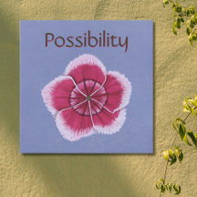 Posibilidad de perwinkle hand-Drawn Floral Botanic