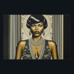 Lienzo De Imitación Renacimiento del Harlem de 1920 a 1930 Art Deco-Be<br><div class="desc">Entrar en el mundo evocador del Renacimiento de Harlem con nuestra colección celebrando a las mujeres negras durante este movimiento cultural y artístico fundamental. Estas obras rinden homenaje a la fuerza, la resiliencia y el espíritu creativo que definieron la experiencia negra en Harlem durante los años 20 y 30. Cada...</div>