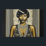 Lienzo De Imitación Renacimiento del Harlem de 1920 a 1930 Art Deco-Be<br><div class="desc">Entrar en el mundo evocador del Renacimiento de Harlem con nuestra colección celebrando a las mujeres negras durante este movimiento cultural y artístico fundamental. Estas obras rinden homenaje a la fuerza, la resiliencia y el espíritu creativo que definieron la experiencia negra en Harlem durante los años 20 y 30. Cada...</div>