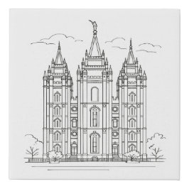 Lienzo De Imitación Salt Lake Temple™