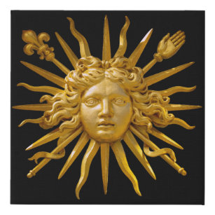 Lienzo De Imitación Símbolo de Luis XIV el Rey Sol