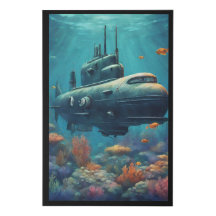 Submarino Submarino In Motion Canvas Wall Art
