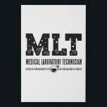 Lienzo De Imitación Técnico de Laboratorio Médico MLT Science Lab Tech<br><div class="desc">Este divertido diseño técnico de laboratorio para mujeres y hombres que aman su trabajo de laboratorio y químico. Demuestra que eres un orgulloso técnico de laboratorio. Sobre el motivo está la cita del Técnico de Laboratorio Médico de MLT.</div>