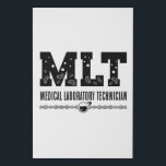 Lienzo De Imitación Técnico de Laboratorio Médico MLT Science Lab Tech<br><div class="desc">Este divertido diseño técnico de laboratorio para mujeres y hombres que aman su trabajo de laboratorio y químico. Demuestra que eres un orgulloso técnico de laboratorio. Sobre el motivo está la cita del Técnico de Laboratorio Médico de MLT.</div>