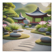 Tranquilidad del Jardín Zen