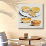 Lienzo De Imitación Variadas tartas de huevo para el café<br><div class="desc">Disfrute del encanto de estos pasteles emblemáticos con un detalle impresionante. Cada obra de esta colección de arte captura la esencia de estas deliciosas delicias, haciéndolas perfectas para la decoración del hogar, acentos de cocina o proyectos de comida. Ya sea que seas un gourmet, panadero o simplemente un entusiasta del...</div>