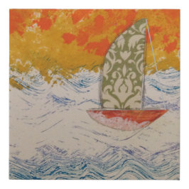 Lienzo De Imitación Vela floral