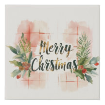 Vintage Merry Christmas Wall Art 