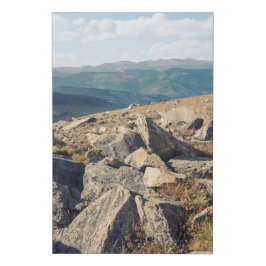 Lienzo De Imitación Vista rocosa