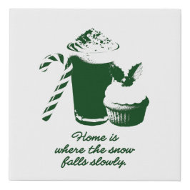 Lienzo De Imitación Winter illustration poster