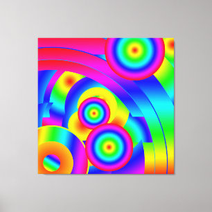 Lienzo de impresión de cometa abstracto