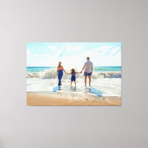 Lienzo de impresión de foto personalizada con dise