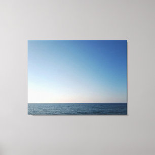 Lienzo de impresión del cielo del horizonte del ma