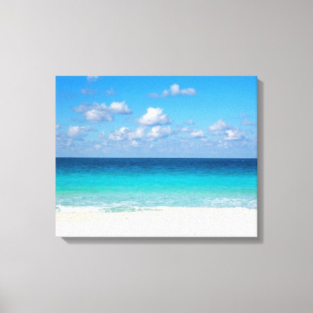 Lienzo de impresión del mar sereno (Anverso)