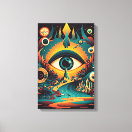 Lienzo de impresión del ojo que todo lo ve | Arte