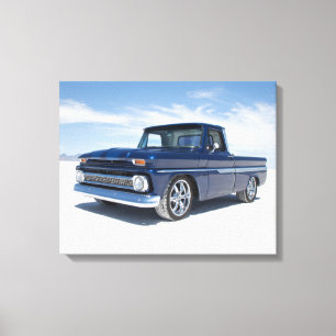 Lienzo de la "camioneta pickup chevy barra de la calle"